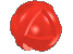 Red Spinning Ball Enclosed with Webbing